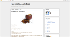 Desktop Screenshot of healingbeautytips.blogspot.com