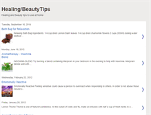 Tablet Screenshot of healingbeautytips.blogspot.com