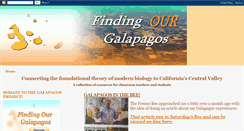 Desktop Screenshot of galapagosproject.blogspot.com