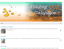 Tablet Screenshot of galapagosproject.blogspot.com