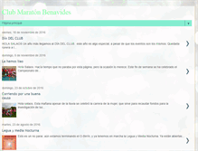 Tablet Screenshot of clubmaratonbenavides.blogspot.com
