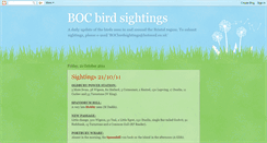 Desktop Screenshot of bocbirdsightings.blogspot.com