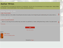 Tablet Screenshot of mother-writes.blogspot.com
