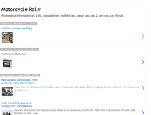 Tablet Screenshot of motorcyclesrally.blogspot.com