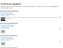 Tablet Screenshot of conference-speakers.blogspot.com