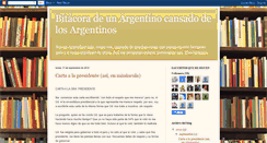 Desktop Screenshot of bitacoradeunargentinocansado.blogspot.com