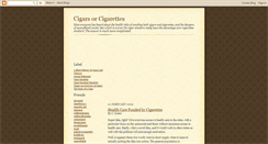 Desktop Screenshot of cigars-cigarettes.blogspot.com