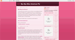 Desktop Screenshot of byemissamericanpie.blogspot.com