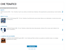 Tablet Screenshot of cinetematico.blogspot.com