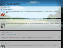 Tablet Screenshot of lifeasnelsons.blogspot.com