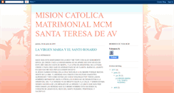 Desktop Screenshot of misioncatolicamatrimonial.blogspot.com