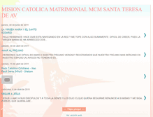 Tablet Screenshot of misioncatolicamatrimonial.blogspot.com