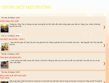 Tablet Screenshot of chungmotmaitruong.blogspot.com