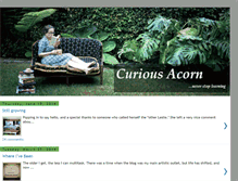 Tablet Screenshot of curiousacorn.blogspot.com