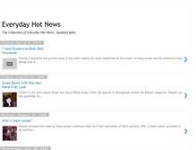 Tablet Screenshot of everydayhotnews.blogspot.com