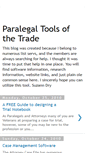 Mobile Screenshot of paralegaltools.blogspot.com