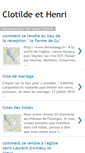 Mobile Screenshot of clotildeethenri.blogspot.com
