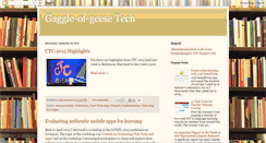 Desktop Screenshot of gaggle-of-geese.blogspot.com