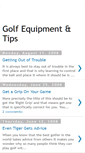 Mobile Screenshot of golfequipmentandtips.blogspot.com