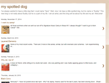 Tablet Screenshot of myspotteddog.blogspot.com