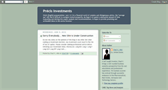 Desktop Screenshot of precisinvestments.blogspot.com