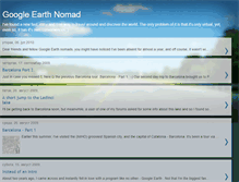 Tablet Screenshot of googleearthnomad.blogspot.com