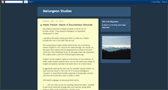 Desktop Screenshot of melungeonstudies.blogspot.com