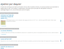 Tablet Screenshot of ajedrezpordoquier.blogspot.com