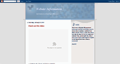 Desktop Screenshot of 2010-websitemanagement.blogspot.com