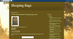Desktop Screenshot of forsleepingbags.blogspot.com