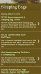 Mobile Screenshot of forsleepingbags.blogspot.com