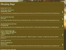 Tablet Screenshot of forsleepingbags.blogspot.com