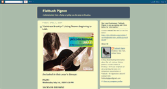Desktop Screenshot of flatbushpigeon.blogspot.com