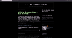 Desktop Screenshot of allthestrangehours.blogspot.com