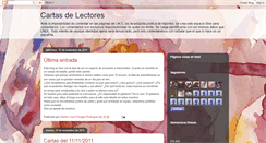 Desktop Screenshot of cartasdelectoresln.blogspot.com