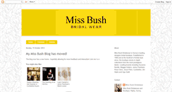 Desktop Screenshot of missbushbridalwear.blogspot.com