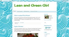 Desktop Screenshot of leanandgreengirl.blogspot.com