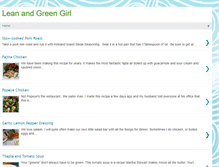 Tablet Screenshot of leanandgreengirl.blogspot.com