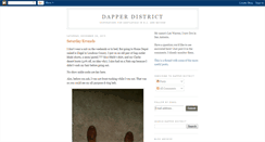 Desktop Screenshot of dapperdistrict.blogspot.com