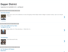 Tablet Screenshot of dapperdistrict.blogspot.com