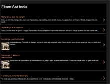 Tablet Screenshot of ekamsatindia.blogspot.com