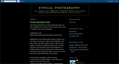 Desktop Screenshot of ecophotos-ethics.blogspot.com