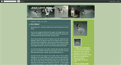 Desktop Screenshot of jesuslovespebbles.blogspot.com