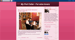 Desktop Screenshot of myportcellar.blogspot.com
