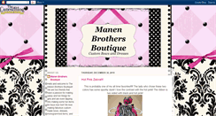 Desktop Screenshot of manenbrothersboutique.blogspot.com