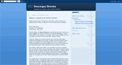 Desktop Screenshot of descargadirectas.blogspot.com