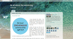 Desktop Screenshot of itsallabouttheswimming.blogspot.com