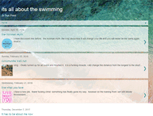 Tablet Screenshot of itsallabouttheswimming.blogspot.com