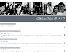 Tablet Screenshot of littlehappeningsinlife.blogspot.com