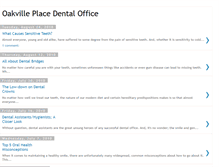 Tablet Screenshot of oakville-place-dental-office.blogspot.com
